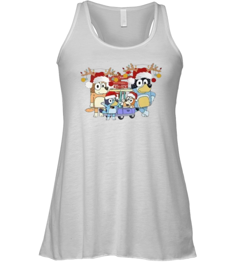Bluey Family Christmas Racerback Tank