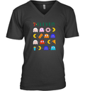 7 Eleven Pac Man V Neck T Shirt