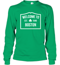 Boston Celtics Welcome To Boston Est 1946 Long Sleeve T Shirt