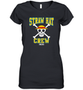 Anime Straw Hat Crew Athletic Type Jolly Rogers Women039S V Neck T Shirt