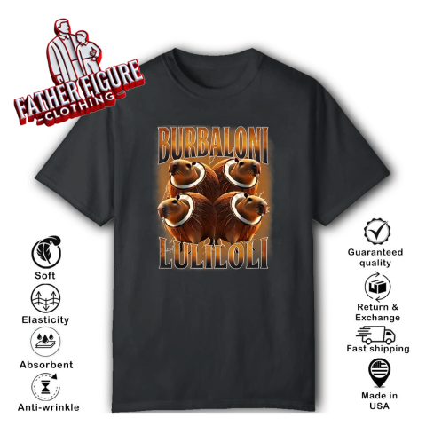 Burbaloni Luliloli Italian Brain Rot Capybara Meme T Shirt