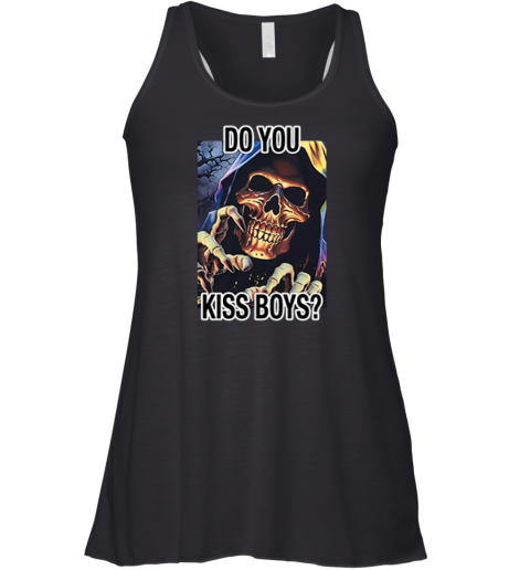 Do You Kiss Boys Rainbow Reaper Racerback Tank