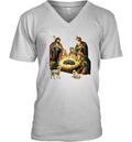Christmas Miracle Moo Deng V Neck T Shirt