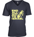 End All Aid To Israel V Neck T Shirt