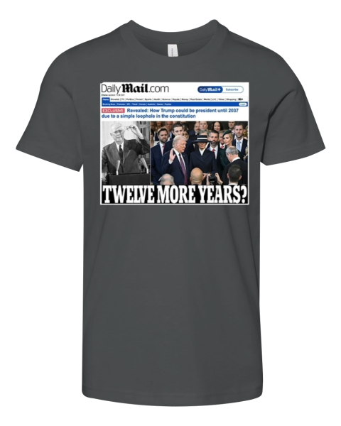 Daily Mail Trump Twelve More Year Premium Youth T Shirt
