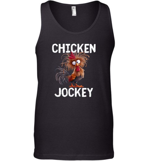 Chicken Jockey Fun Gag Novelty Tank Top