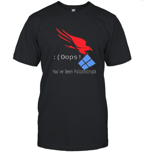 Crowdstrike Microsoft Windows You039Ve Been Falconstruck T Shirt