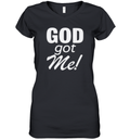 Doordash Driver God Got Me Women039S V Neck T Shirt
