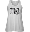 Cat Lesbians Eat What Racerback Tank