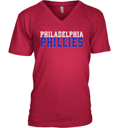 Brittney Shipp Philadelphia Phillies V Neck T Shirt