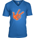 3Pt Celly Go New York Knicks V Neck T Shirt