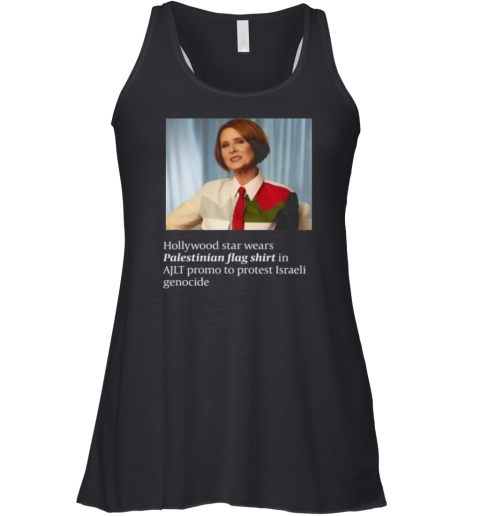 Cynthia Nixon Palestine Hollywood Star Palestinian Flag Racerback Tank