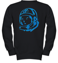 Billionaire Boys Club Cracked Flock Print Astro Youth Sweatshirt