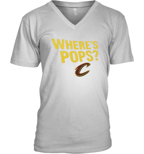 Cleveland Cavaliers Wheres Pops V Neck T Shirt