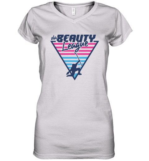 Da Beauty League Women039S V Neck T Shirt