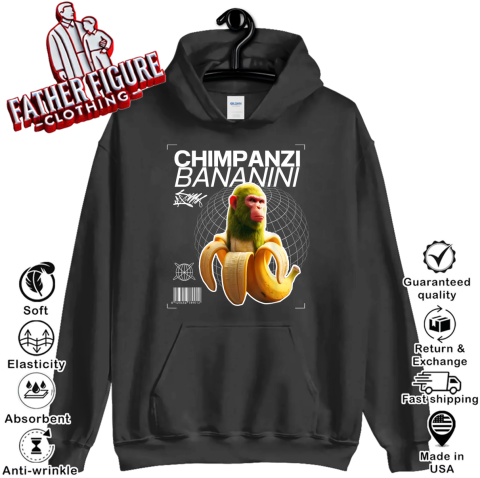 Chimpanzi Bananini Monkey Banana Hoodie