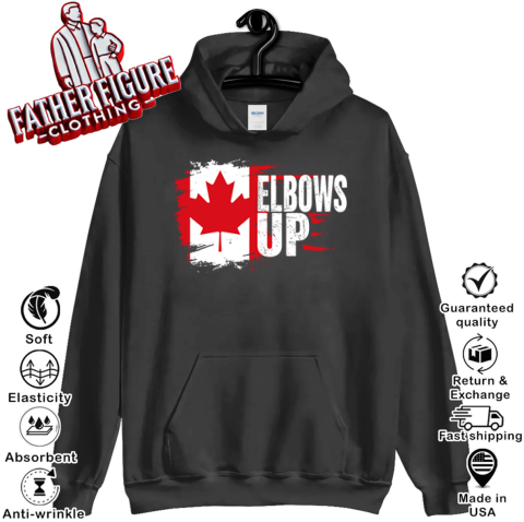 Elbows Up Canada Strong Hoodie