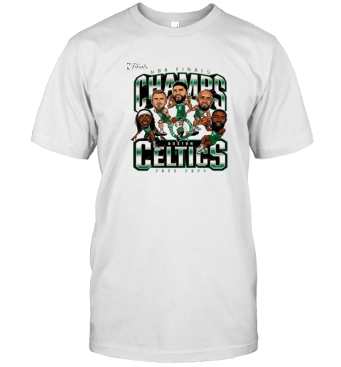 Boston Celtics White 2024 Nba Finals Champions T Shirt