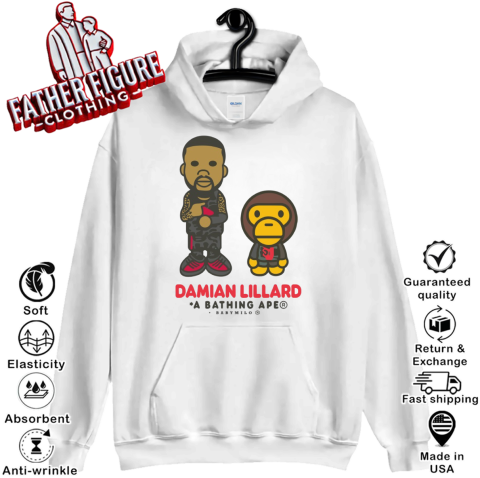 Damian Lillard X A Bathing Ape Baby Milo Hoodie