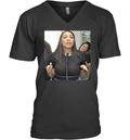 Alexandria Ocasio Cortez Aoc See Through V Neck T Shirt