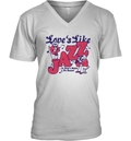 Cat Love039S Like Jazz It Don039T Make No Sense 2024 V Neck T Shirt