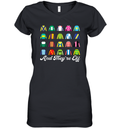 And They039Re Off Horse Racing Derby Day Funny Silks Jockey Women039S V Neck T Shirt