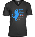 Dance The Harris Walz Two Steps Forward No Steps Back Cat V Neck T Shirt
