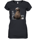 California Sea Lion Crockett Women039S V Neck T Shirt