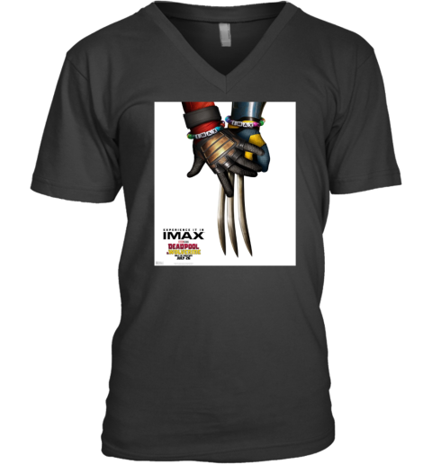 Deadpool Imax Poster V Neck T Shirt