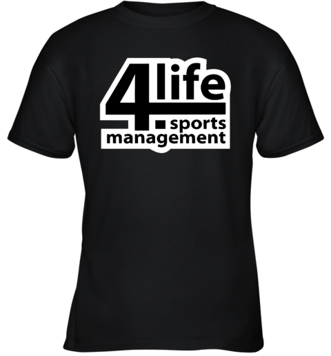 Dj Burns Jr 4 Life Sports Management Youth T Shirt