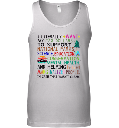 Activism Shirt Support National Parks Shirt Fund Education And Mental Health Tank Top