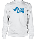 Detroit Lions Dua Lipa Long Sleeve T Shirt