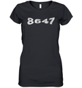 8647 Shirt Retro Subtle Anti Trump Women039S V Neck T Shirt