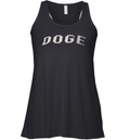 Elon Musk Wearing Doge Racerback Tank