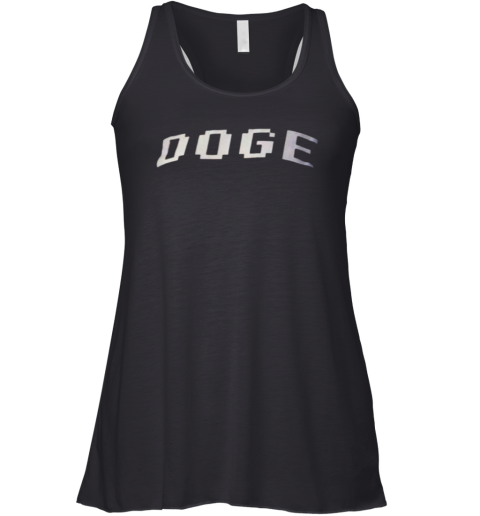 Elon Musk Wearing Doge Racerback Tank