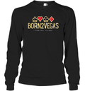 Born2Vegas Las Vegas Vlog Logo Long Sleeve T Shirt