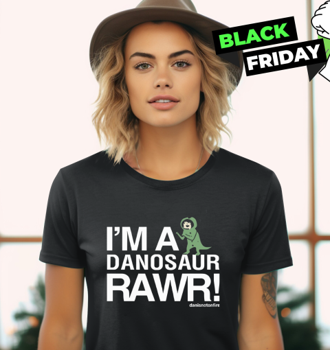 Danisnotonfire I039M A Dinosaur Rawr Women039S T Shirt