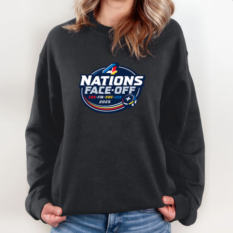 4 Nations Face Off Can Fin Swe Usa 2025 Sweatshirt