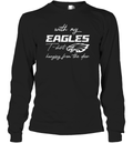 Eagles Shirt Hanging From The Door Long Sleeve T Shirt