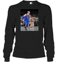 Alex Caruso Funny Meme With Nikola Jokic Long Sleeve T Shirt