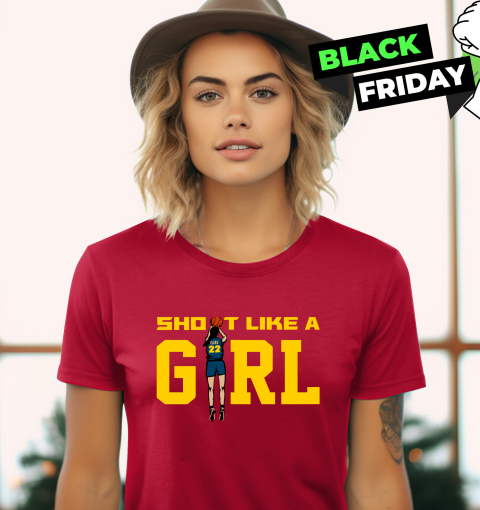 Caitlin Clark Shoot Like A Girl Women039S T Shirt