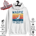 Best Duck Dad Men Magpie Dad Hoodie
