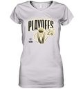 Cleveland Cavaliers Playoffs 2025 Let Em Know Women039S V Neck T Shirt