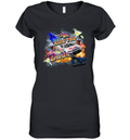 Chili039S Ride The Dente Women039S V Neck T Shirt