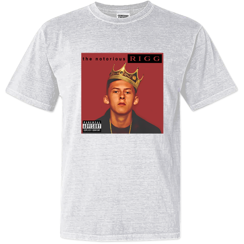Chris Rigg The Notorious Rigg Dyed Heavyweight T Shirt