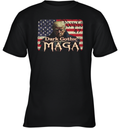 Dark Gothic Maga Trump We People 45 47 Youth T Shirt
