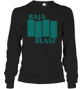 Baja Blast Black Flag Long Sleeve T Shirt