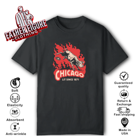 Chicago Lit Since 1871 T Shirt