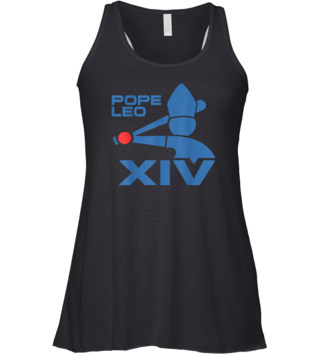 Da Pope Leo The 14Th Xiv Baseball Apparel Racerback Tank
