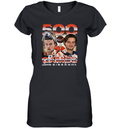 Anaheim Ducks John Gibson 500 Games Women039S V Neck T Shirt